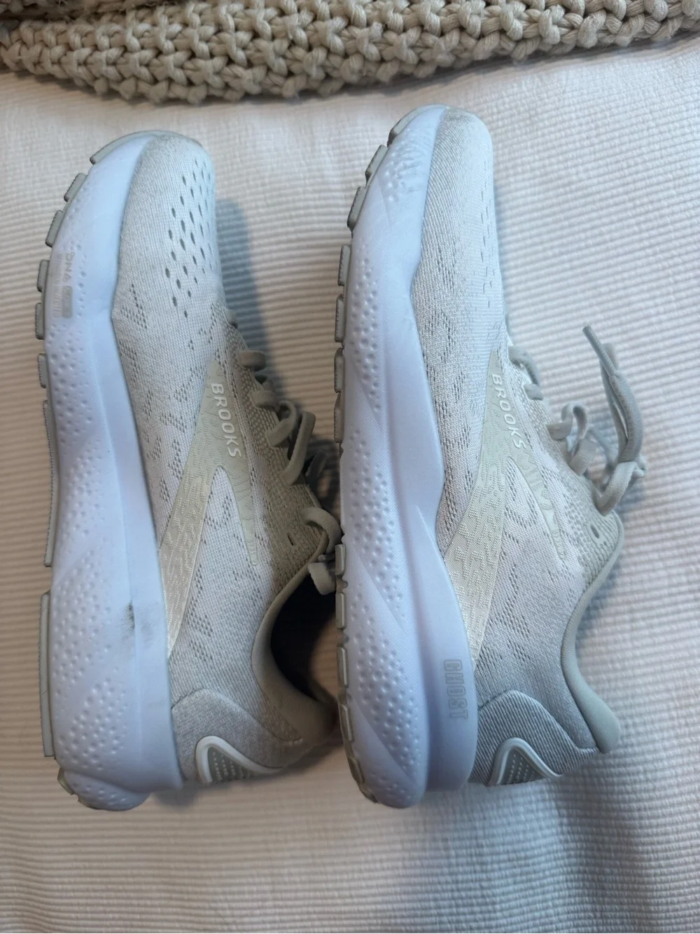 Women’s Brooks Ghost 16 White Lightweight Running Sneaker